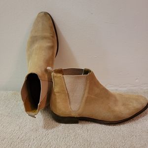 Mens Zara Tan Chelsea Boots